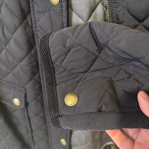 Women's Vineyard Vines Quilted Chore Coat, Black (XL) - Picture 7 of 10